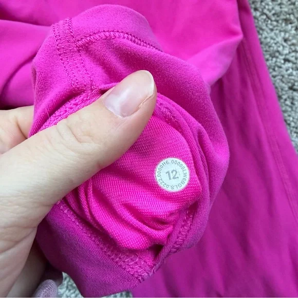 Lululemon Align Crop 23" Sonic Pink Size 12 - Picture 4 of 6